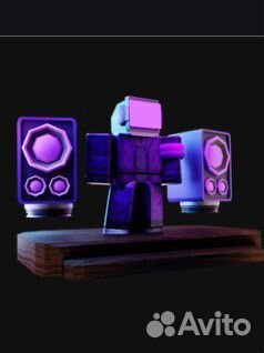 DJ TV man and golden future large clock man