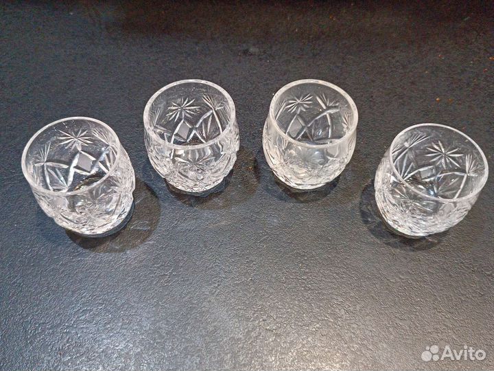 Рюмки хрусталь СССР на ножке