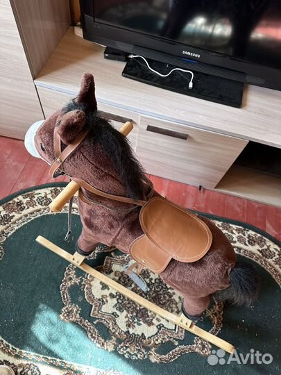 Детская лошадка качалка