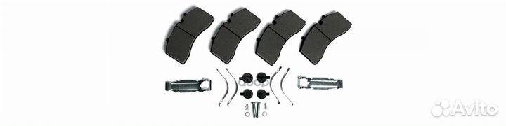 SAF3 057 0085 01 колодки дисковые(без выреза п