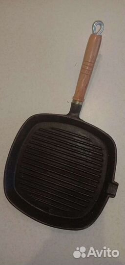Чугунная сковорода гриль