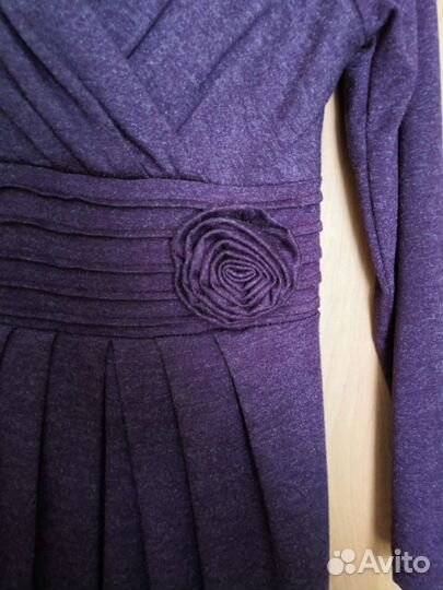 Платье женское трикотажное офисное