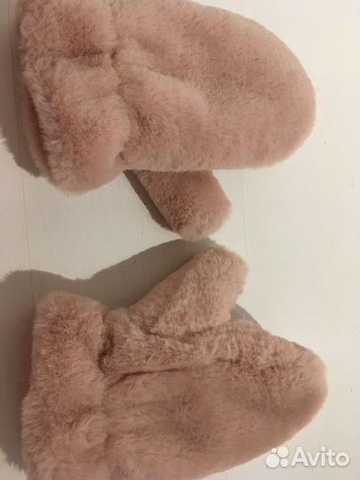 Варежки детские на 3-4 года