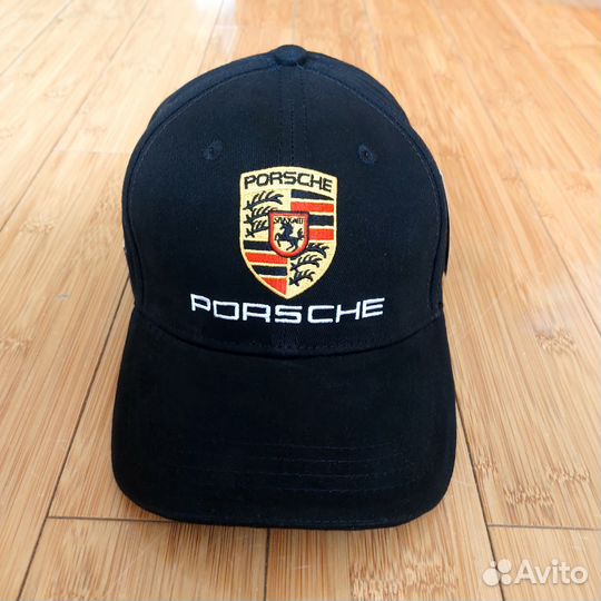 Бейсболка бейсболка Porsche auto premium чёрная