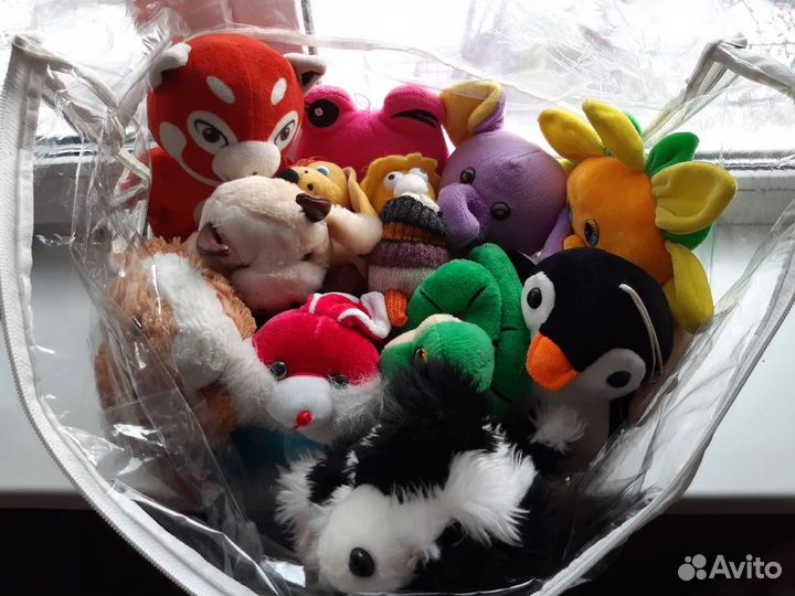 Мягкие игрушки бу большим пакетом