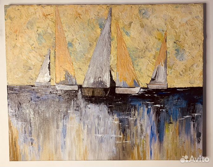 Картина акрилом на холсте