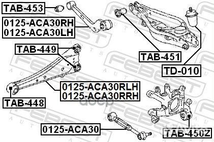 Сайлентблок TAB-450Z TAB-450Z Febest