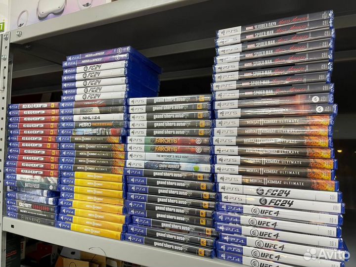 Игры PS4 и PS5 бу и Новые