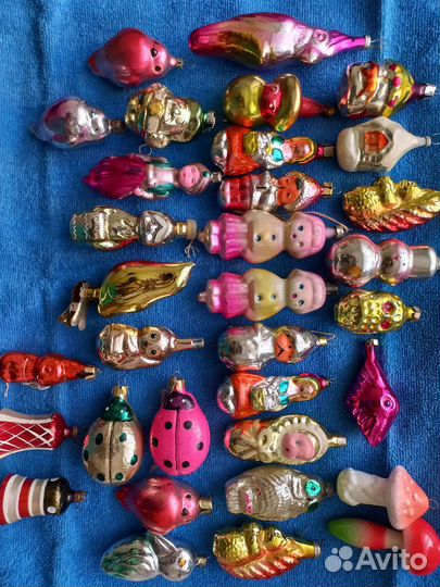 Игрушки новогодние старинные