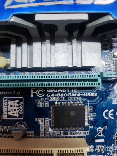 Материнская плата с процессором