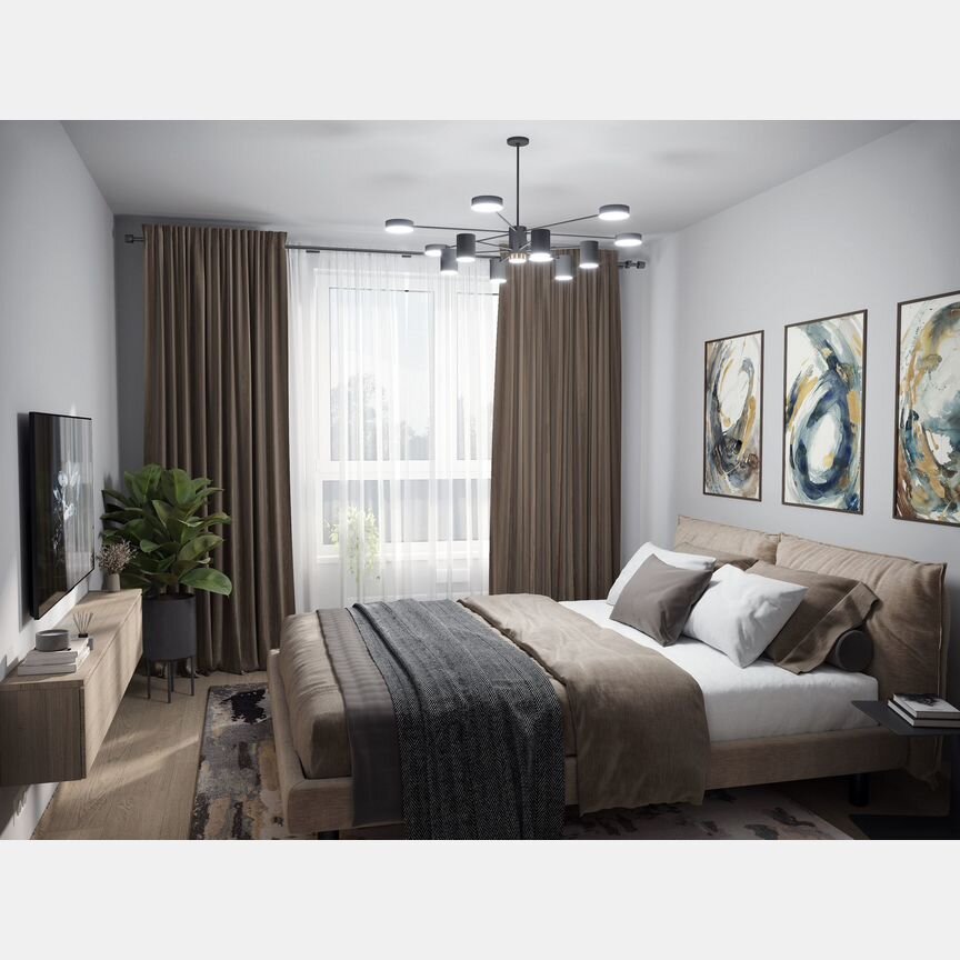1-к. квартира, 42,3 м², 5/12 эт.