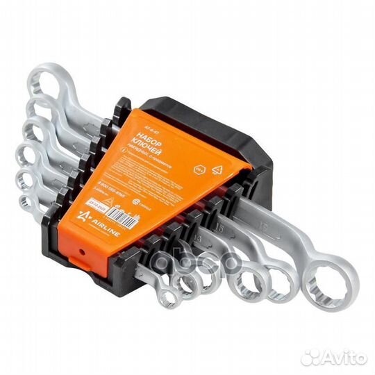 Набор ключей накидных 6 предметов 6-17 мм. AT