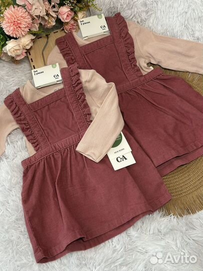 Сарафан с боди для девочки 68 c&a hm