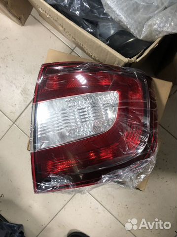 Задний фонарь Skoda Rapid темный