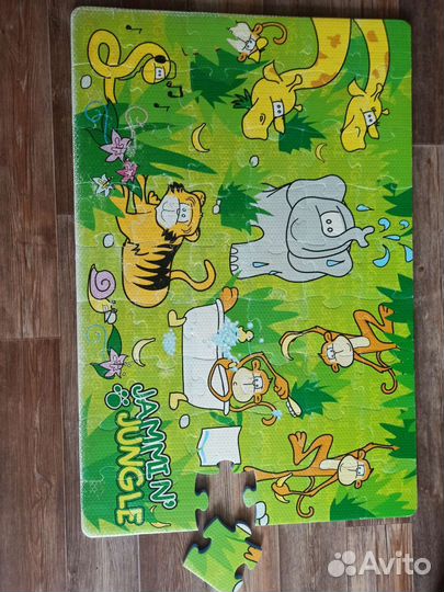 Коврик пазл 54 элемента