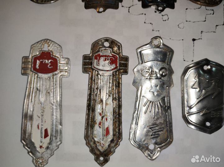 Набор 12 шт. Эмблема СССР вело