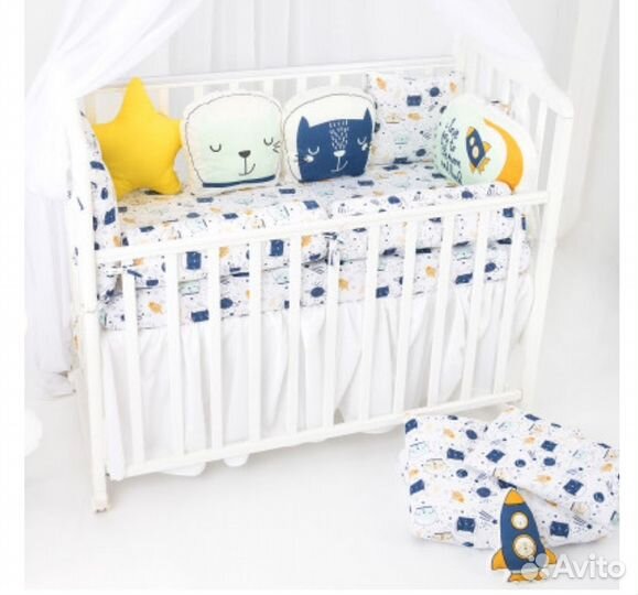 Комплект в кроватку для новорожденных Золотой Гусь