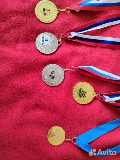 Медали 1 и 2 место