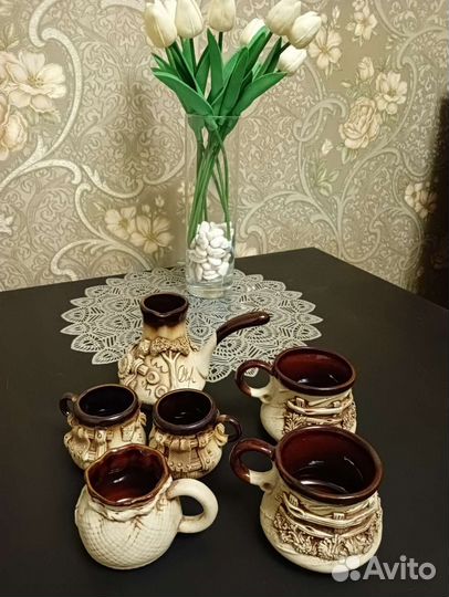 Набор глиняной посуды