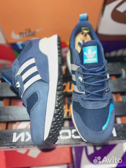 Кроссовки Adidas ZX 700 Navy Green y-6562