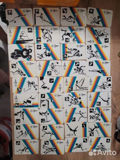 Календарики СССР олимпиада