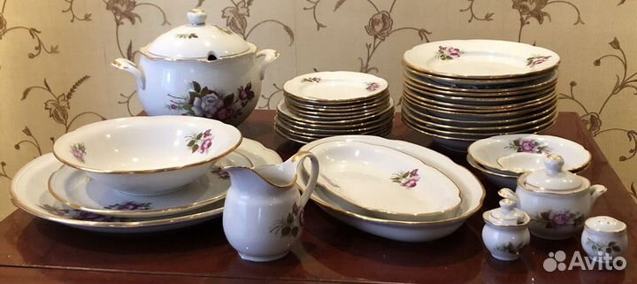 Фарфоровый столовый сервиз кффз 