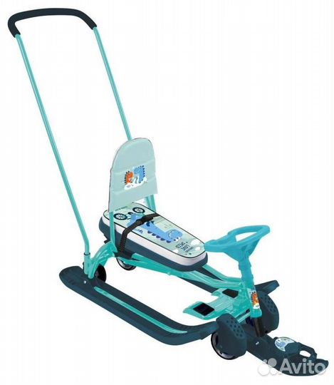 Снегокат с колесами