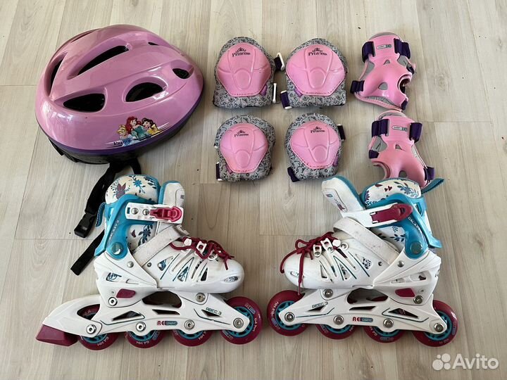 Роликовые коньки детские размер 28-31