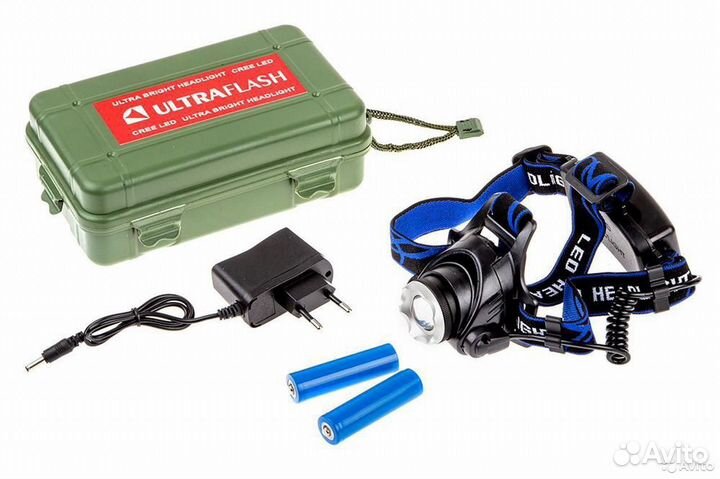 Фонарь налобный аккумуляторный Ultraflash E150