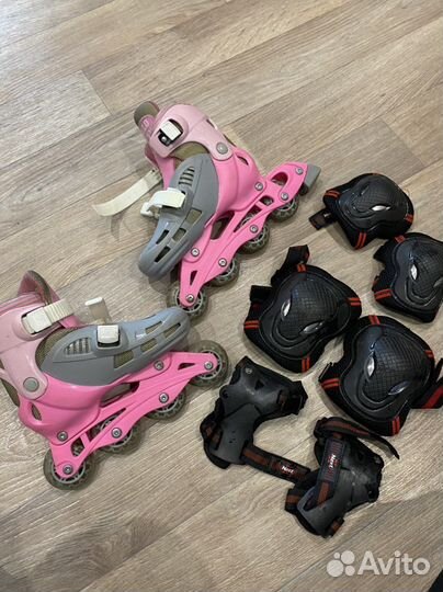 Детские ролики 30-33 раздвижные