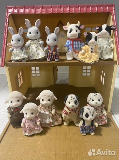 Sylvanian families семьи зверюшек