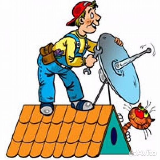 Установка, настройка цифрового тв + интернет