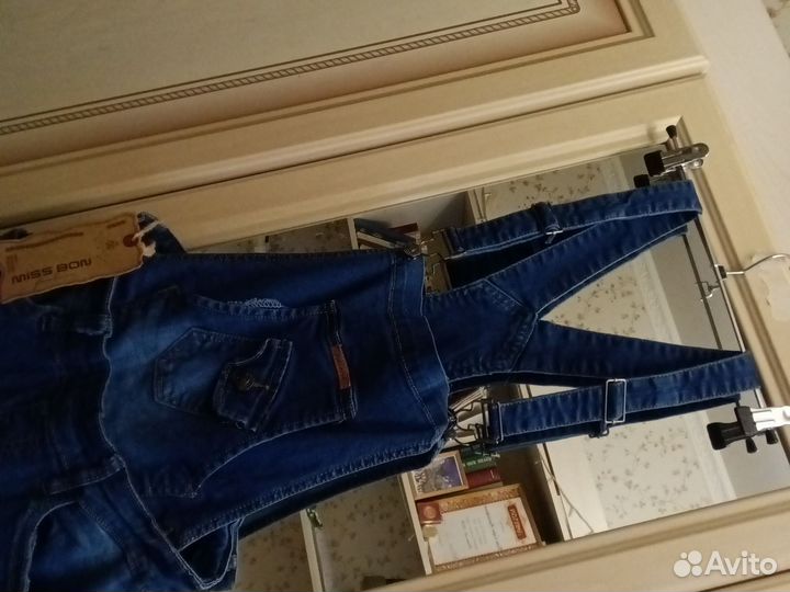 Джинсовый комбинезон женский 42 -44