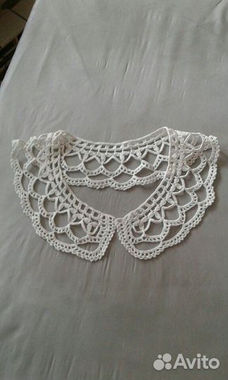 Нитки пряжа кружевной воротник