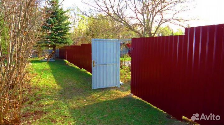 Забор из профнастила