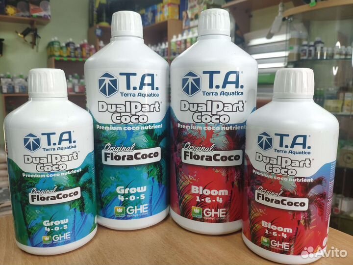 Удобрения DualPart Coco Terra Aquatica (GHE)