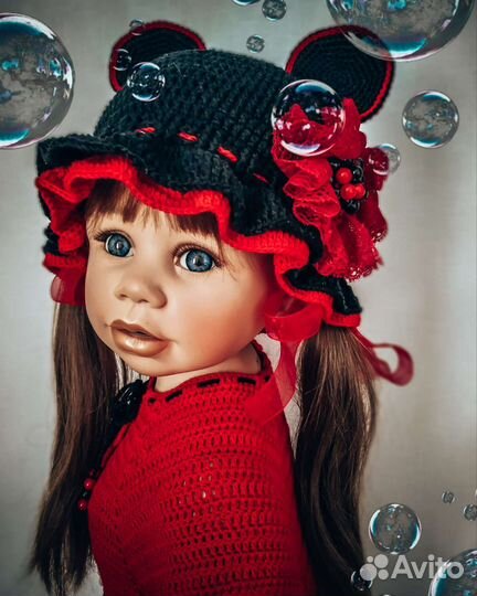 Вязаный комплект для девочки