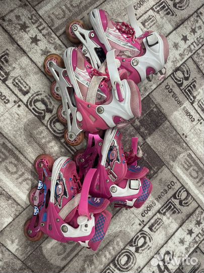 Ролики детскик, рюкзак, бустер автомобильный