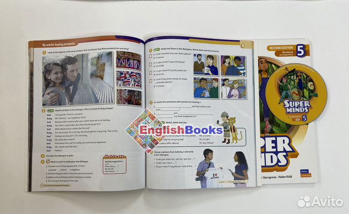 Super Minds 5 2ed (учебник,раб.тетрадь,диск)