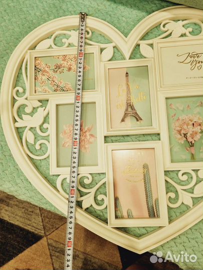 Рамка для фотографий в виде сердца