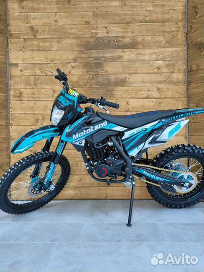 Мотоцикл Кроссовый Motoland CRF 250 (172FMM) синий