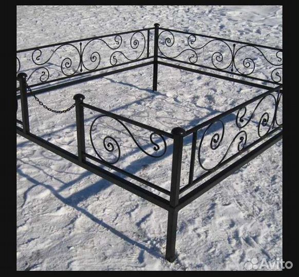 Оградки на кладбище