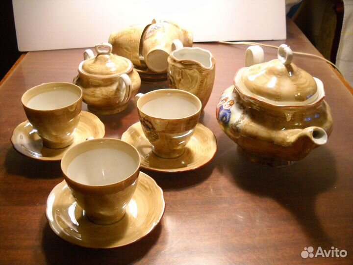 Чайный сервиз Польша, конфетница Югославия