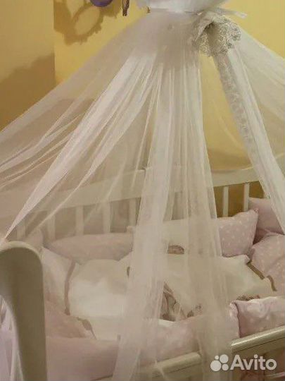 Бортики и постельное белье в кроватку lappetti