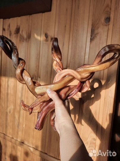 Бычий корень для собак, трахея