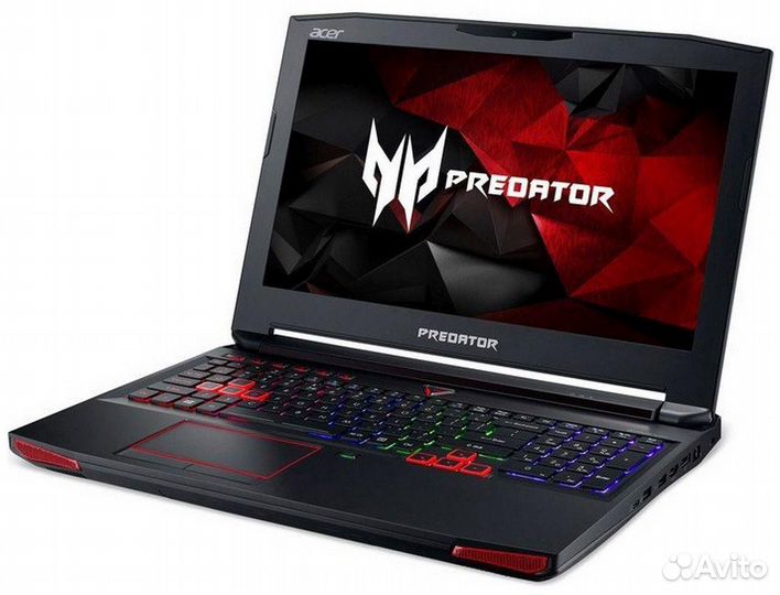 Acer 15.6 i7-7700HQ 4яд8пт GTX1070 16Gb SSD120 1Tb