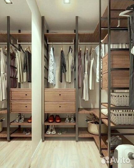 Гардеробные Лофт