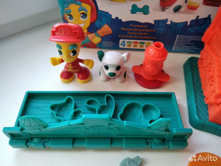 Play doh Пожарная станция