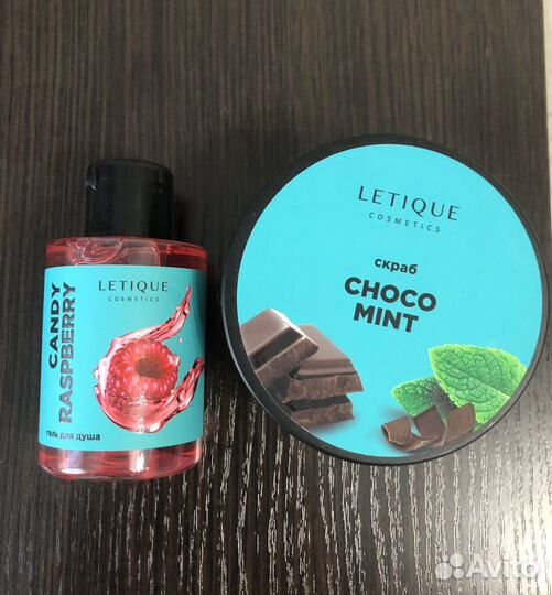 Скраб и гель для душа Летик Letique