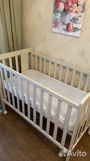 Кровать детская micuna rabbit с матрасом